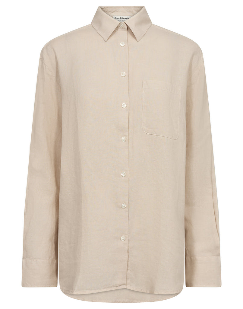 BS Aglaia Regular Fit Shirt Sand 4.jpg