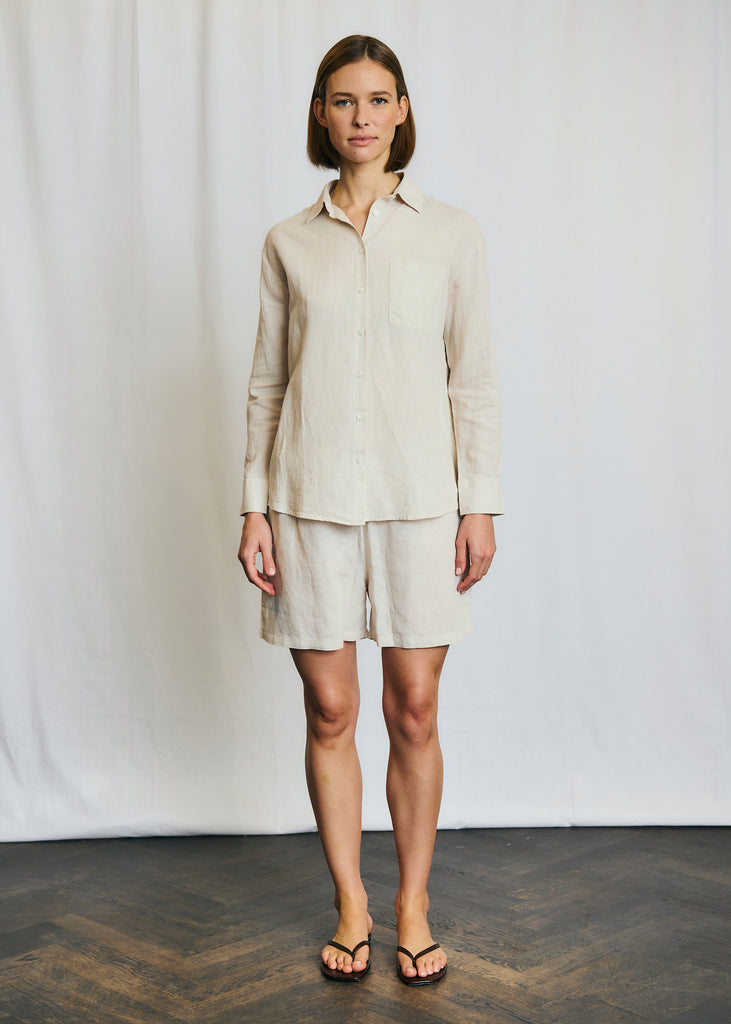BS Aglaia Regular Fit Shirt Sand 2.jpg